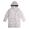 Puma Long Cut Hoodie Coat 'grey' In Gray