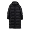 Puma Long Down Jacket 'black Grey'