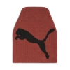 Puma Long Knit Beanie Hat In Dark Red