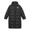 Puma Long Oversized Down Coat 'black White'