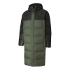 Puma Long Oversized Down Jacket 'green Black' In Multi