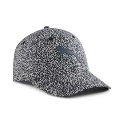 Puma Long Run Cap In Black/white