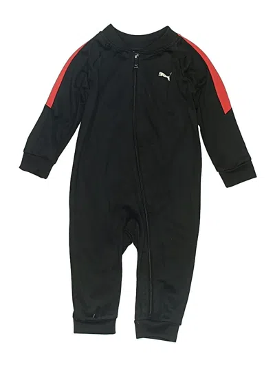 Pre-owned Puma Babies' Long Sleeve Onesie In Black