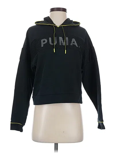 Pre-owned Puma Long Sleeve Polo Shirt In Black