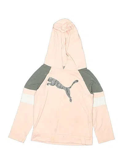 Pre-owned Puma Kids' Long Sleeve T-shirt In Pink