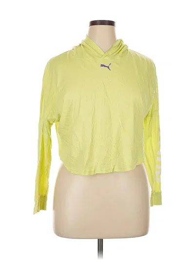 Pre-owned Puma Long Sleeve T-shirt In Yellow