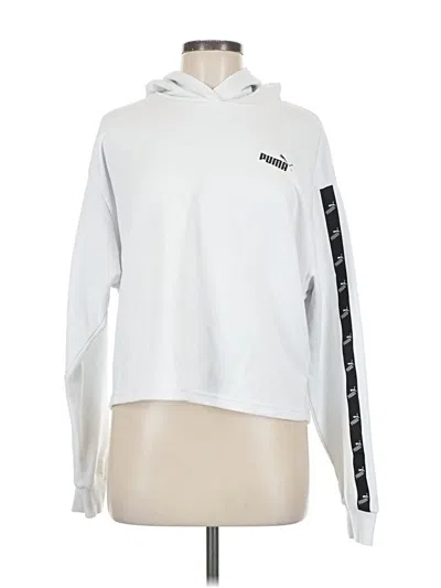 Pre-owned Puma Long Sleeve Top Silver Cowl Neck Tops