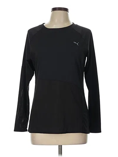 Pre-owned Puma Long Sleeve T-shirt In Black