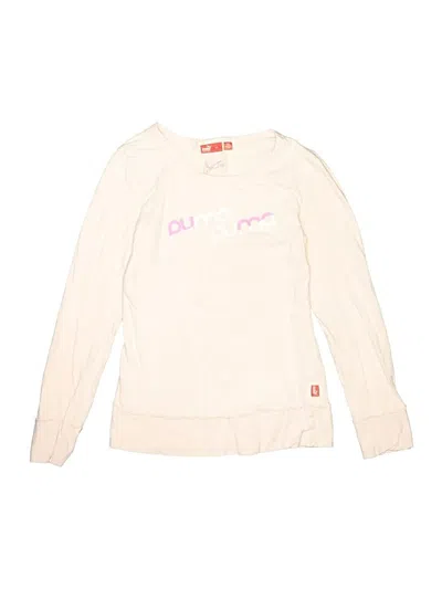 Pre-owned Puma Kids' Long Sleeve T-shirt In Ivory