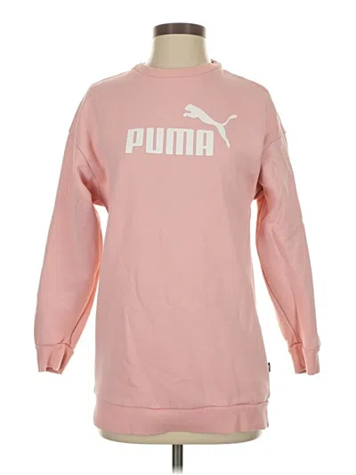 Pre-owned Puma Long Sleeve T-shirt In Pink