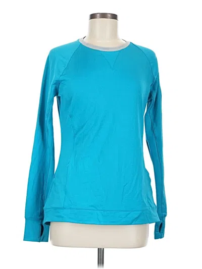 Pre-owned Puma Long Sleeve T-shirt In Teal