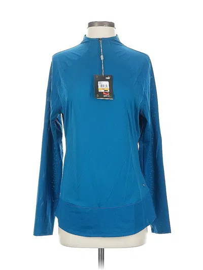 Pre-owned Puma Long Sleeve Turtleneck In Blue