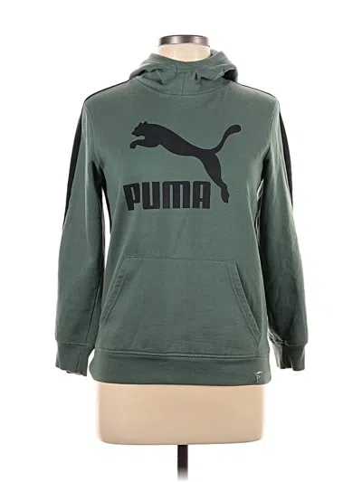Pre-owned Puma Long Sleeve Turtleneck In Green