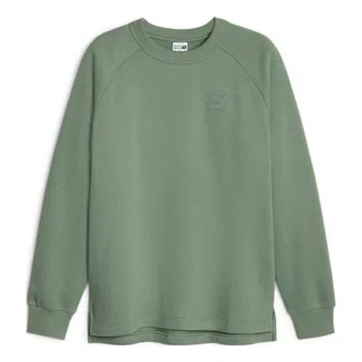 Puma Loose-fit Sports Pullover Sweatshirt 'green'