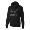 Puma Loose Printed Hooded Fleece Black