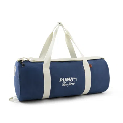 Puma Lorimer Canvas Duffel Bag In Blue