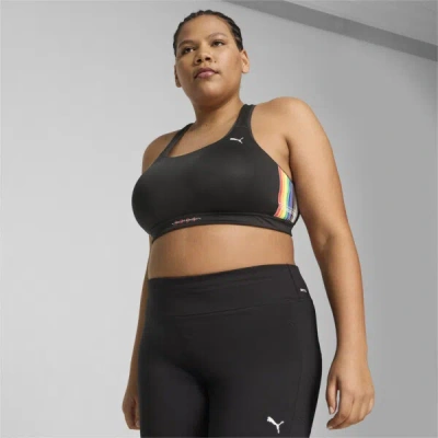 Puma Love Marathon 4keeps Women's Padded Running Bra In Black