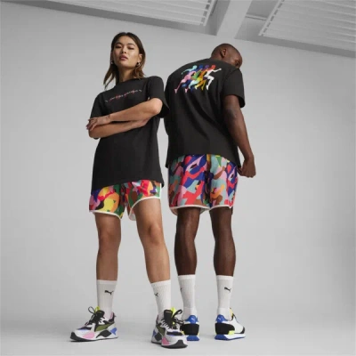 Puma Love Marathon Graphic T-shirt In Black