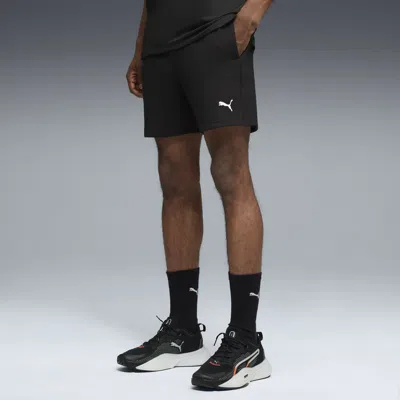 Puma M Cloudspun 5" Branded Shorts Men In Black