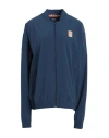 Puma M First Mile Woven Jacket Man Jacket Navy Size Xl Polyester, Elastane In Navy Blue
