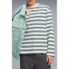 Puma Machts Mit Qualitat Stripe Long Sleeve Cotton T-shirt In White