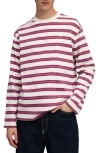 Puma Machts Mit Qualitat Stripe Long Sleeve Cotton T-shirt In White