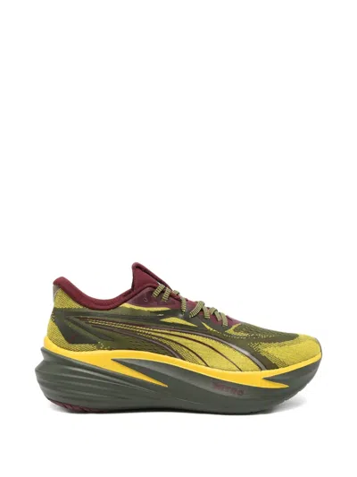 Puma Magmax Nitro 2 Lace-up Sneakers In Yellow