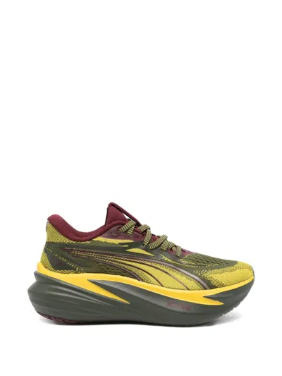Puma Magmax Nitro 2 Lace-up Sneakers In Yellow