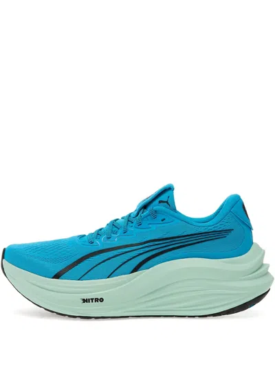 Puma Magmax Nitro Lace-up Sneakers In Blue