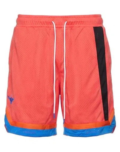 Puma Man Shorts & Bermuda Shorts Mandarin Size M Polyester In Multi