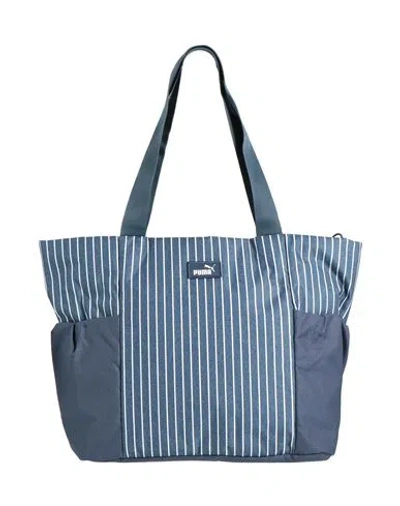 Puma Man Shoulder Bag Navy Size - Polyester In Blue
