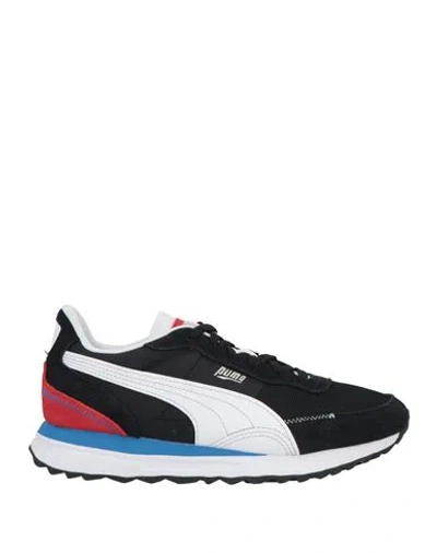 Puma Man Sneakers Black Size 7.5 Leather