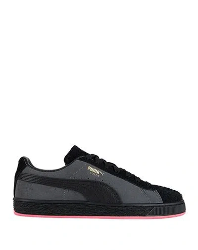 Puma Man Sneakers Black Size 9 Leather