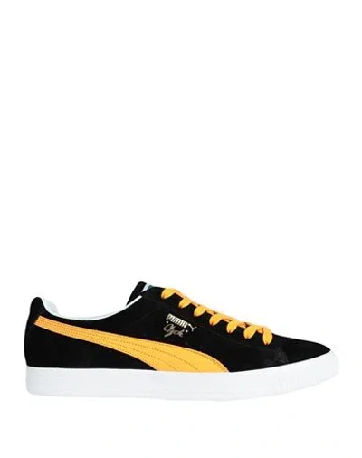 Puma Man Sneakers Black Size 12 Soft Leather