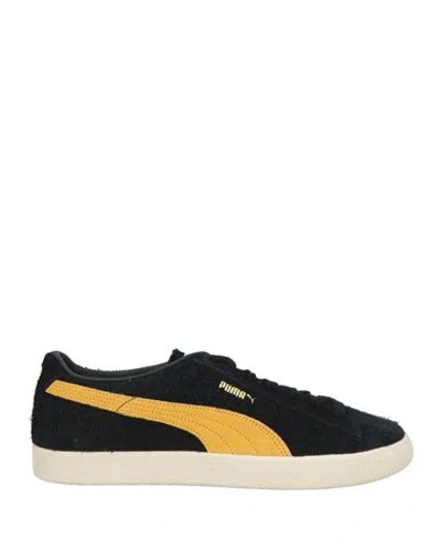 Puma Man Sneakers Black Size 9 Leather