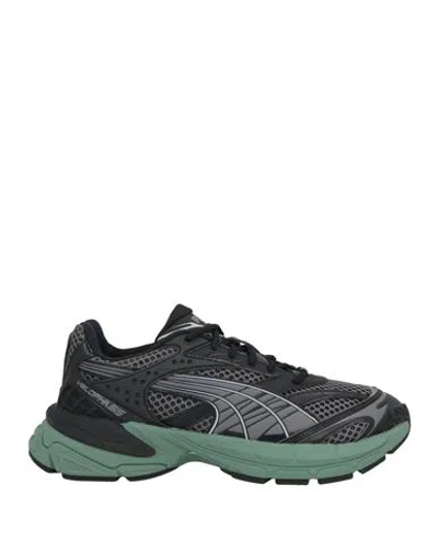 Puma Black Velophasis Sneakers In Cool Dark Gray-