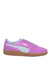 Puma Man Sneakers Mauve Size 11.5 Cowhide In Purple