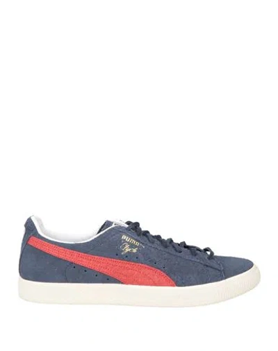 Puma Man Sneakers Navy Blue Size 12 Leather