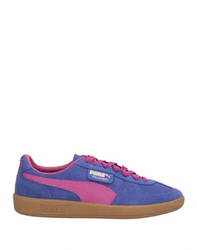 Puma Man Sneakers Purple Size 9 Leather