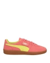 Puma Man Sneakers Salmon Pink Size 9 Leather In Pink