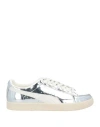 Puma Man Sneakers Silver Size 9 Leather In Silver