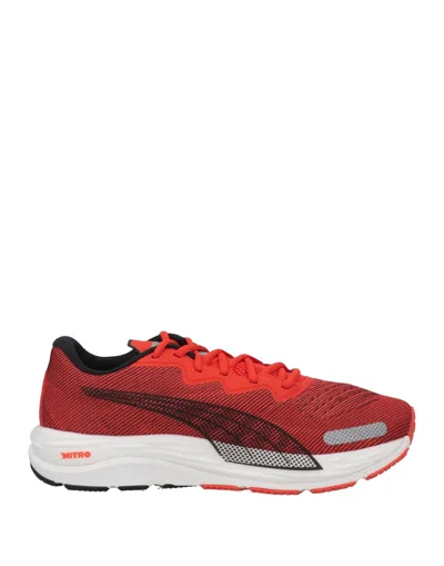 Puma Sneakers In Tomato Red