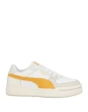 Puma Man Sneakers White Size 11.5 Leather In White