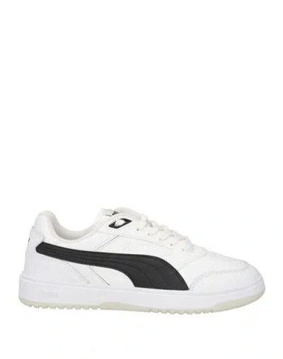 Puma Man Sneakers White Size 8.5 Leather