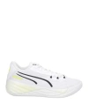 Puma Man Sneakers White Size 8.5 Textile Fibers, Synthetisches Material In White