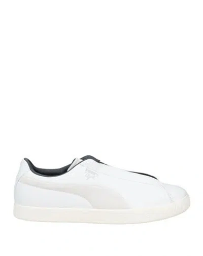 Puma Man Sneakers White Size 9 Cowhide