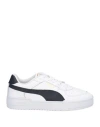 Puma Man Sneakers White Size 9 Cowhide, Synthetic Fibers In White