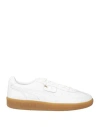 Puma White Palermo Premium Sneakers In White