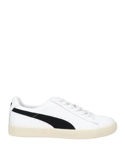 PUMA PUMA MAN SNEAKERS WHITE SIZE 9 LEATHER