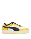 Puma Man Sneakers Yellow Size 8.5 Cowhide, Synthetic Fibers In Yellow